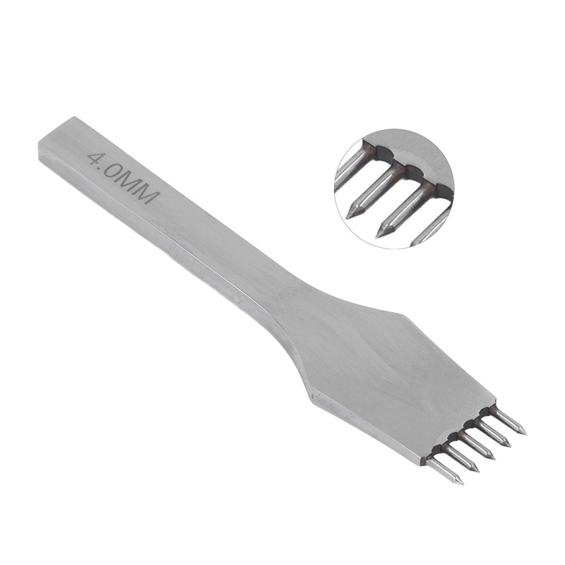 Leather Pricking Iron Round Cutting Mirror Polished High Speed Steel