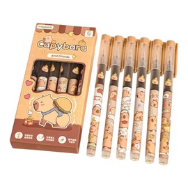 Kawaii Capybara Gel Pens Cartoon Design For School Students Teacher Gift Stationery
