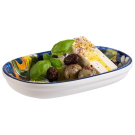 APS Mediterranean 85290 Bowl/Plate 18.5 x 11.5 cm Height 3 cm Melamine White Decor