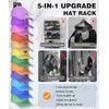 Hat Organizer for Baseball Caps 2pcs, Multi-layer Hat Rack for