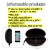 3pzs Estuche Lente De Sol Rígido Impermeable + 3 Paño