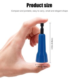 Yuhtech Wire Nut Twister, Wire Connector Drive with 1/4 Inch Chuck, Spin Twisting Wire Connector, Universal Wire Connector Socket Tool for Drill