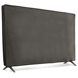 kwmobile Dust Cover for 49-50" TV - Fabric Case TV Protector for Indoor Flat Screen TVs - Dark Grey