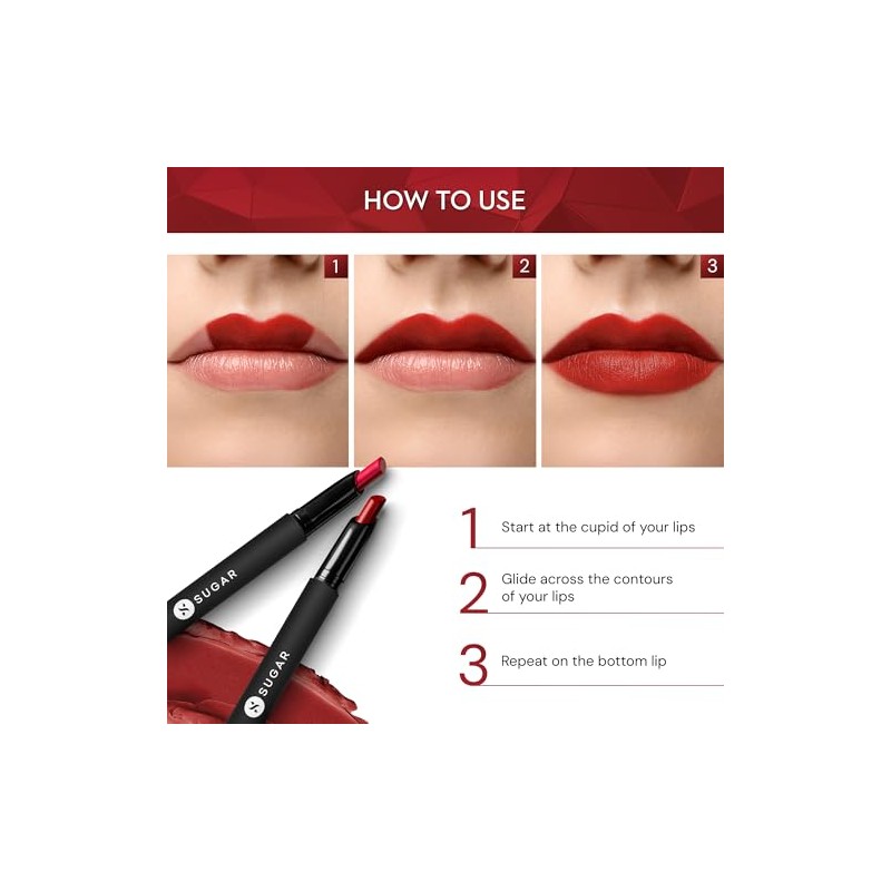 SUGAR Cosmetics Lápiz Labial Matte Attack Transferproof 07 Peachwood Mac