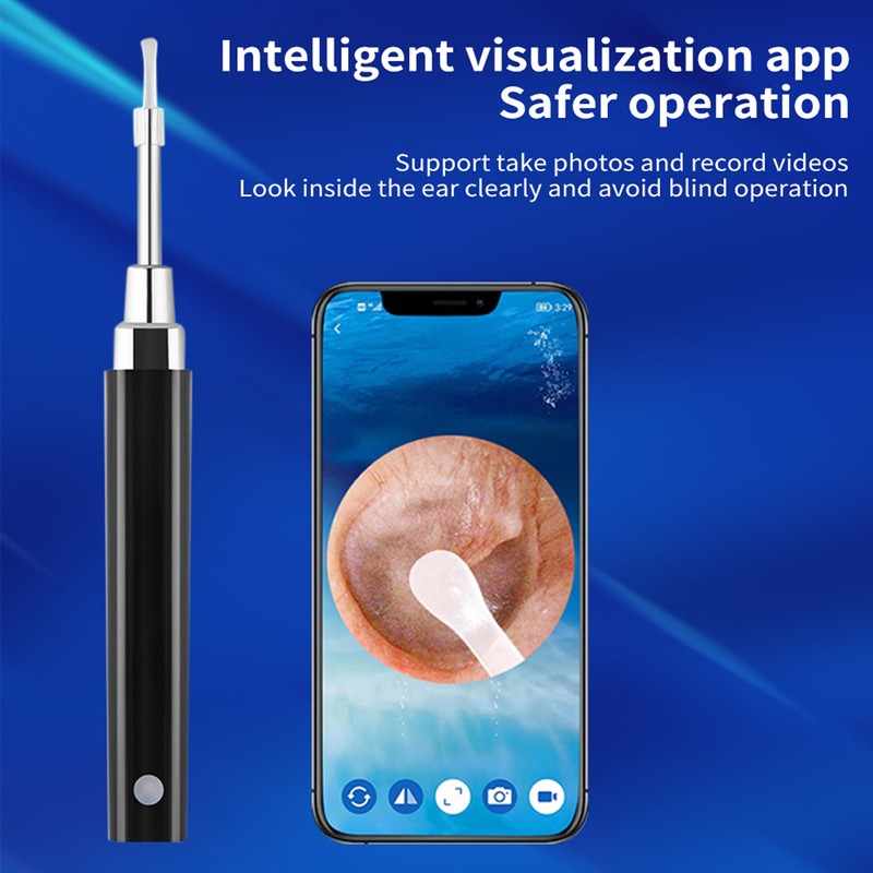 Wireless WiFi Ear Wax Removal Ear Wax Endoscope with 3.9mm