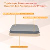 RV Roof Vent Skylight Insulator Window Cover, Sun Blackout Fabric