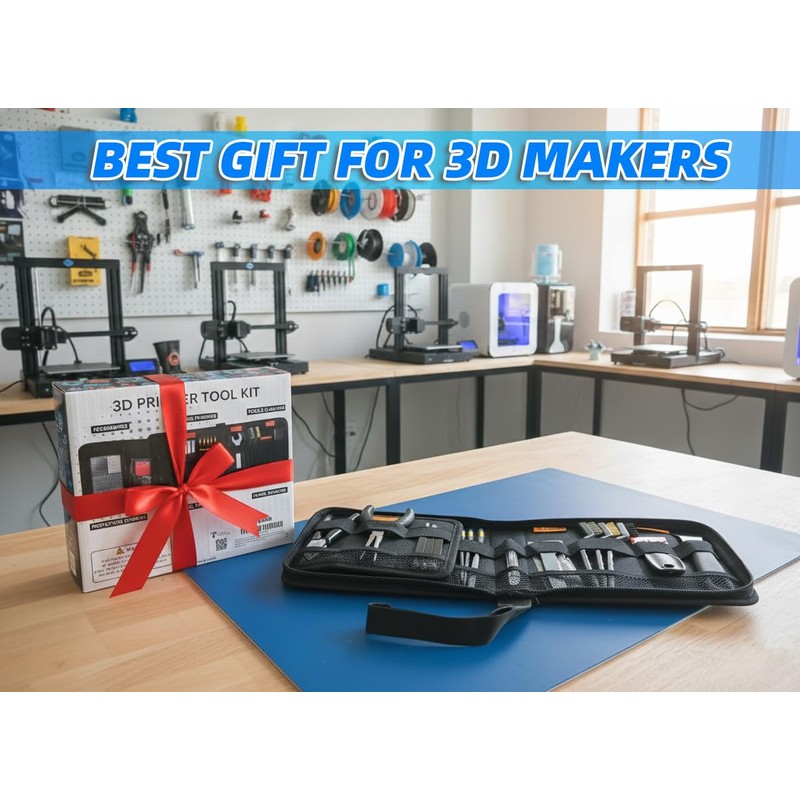 68Pcs 3D Printer Tools Kit with Storage Case, 3D Printer