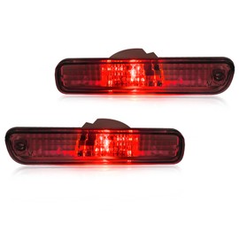 HECASA Rear Side Marker Light Compatible with 1992-2002 Honda Accord Coupe/Sedan/Prelude Bumper Marker Lamp Driver & Passenger Side - Red Lens