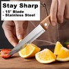 AYANICA Paring Knife Peeling Fruit Vegetable Cutting Meat Slicing Kitchen