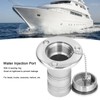 38mm/1.5 in Water Injection Port,316 Stainless Steel Deck Filler with