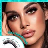 Individual Eyelashes, 3D Effect, 100D DIY Cluster Eyelashes, 0.07 D