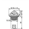 HEIMEIER Thermostatic Upper Part for VHK with Accurate Preset G