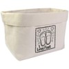 Large 'I Love Feet with Hearts' Canvas Organiser/Storage Bag (OR00032827)