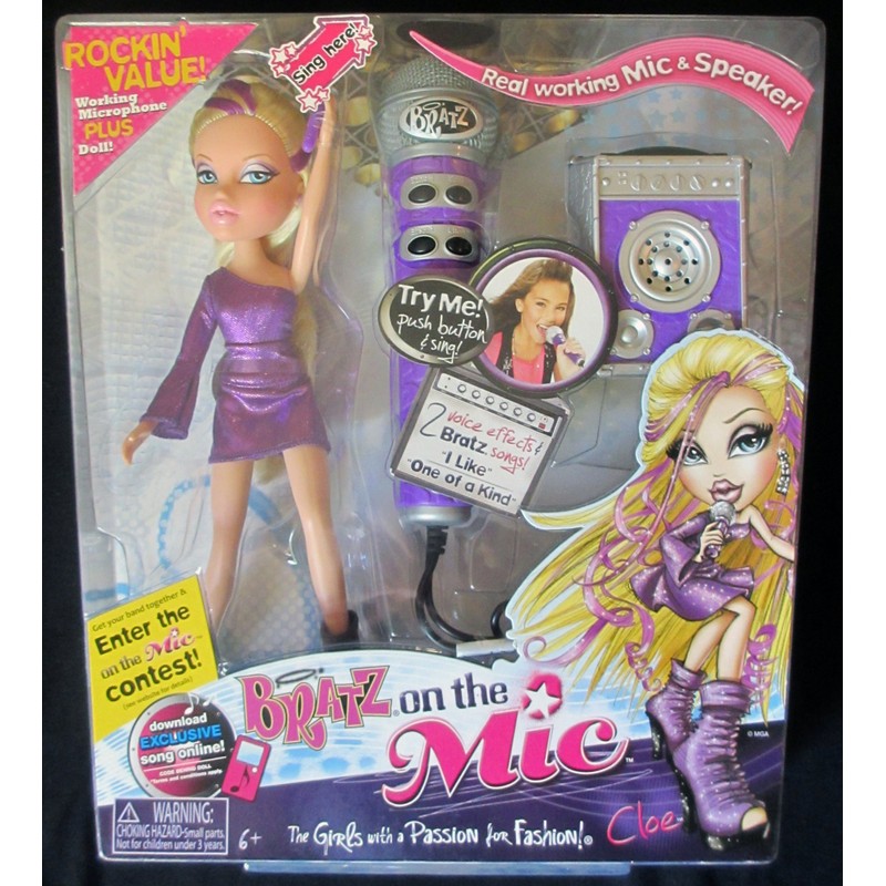 Bratz On The Mic Doll and Mic Cloe