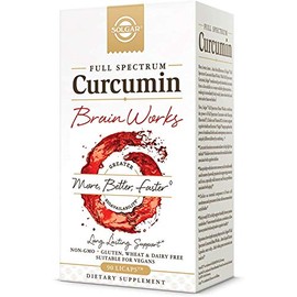 Solgar Full Spectrum Curcumin Brain Works, 90 Licaps, 30 porciones - Sin