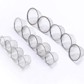 Teapot Mesh Strainer Infuser Filter: Replacement Stainless Steel Tea Pot Drain Net 8pcs Reusable Loose Leaf Tea Strainer Tea Infuser 7. 2cm