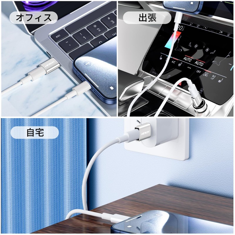 HOWJIM USB Type-C Converter Adapter, QC3.0 Rapid Charging, 5Gbps High