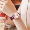 OLEVS Watches for Women Automatic Leather Strap Self-Winding Ladies Wrist