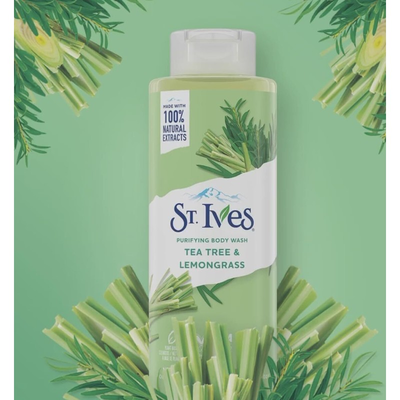St. Ives St Ives Tea Tree Lemongrass Purifying Body Wash