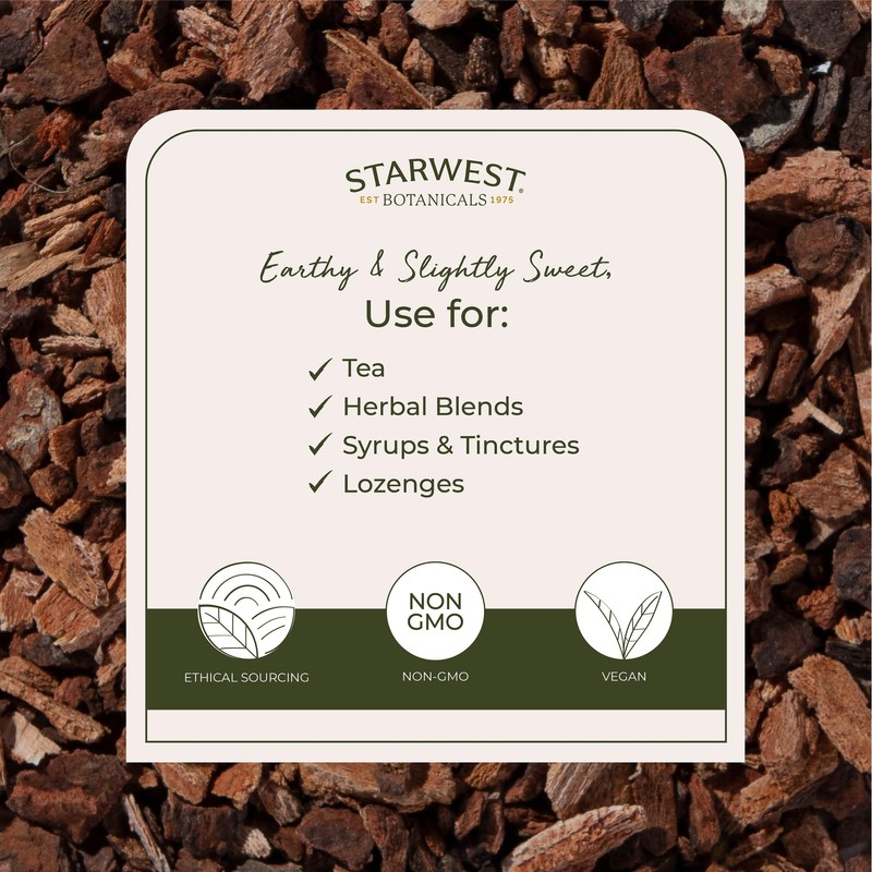 Starwest Botanicals Wild Cherry Bark Organic - Dried Loose Leaf
