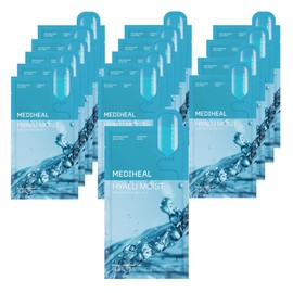 Mediheal Hyalu Moist Essence Mask 20ml, 1 pack, 15 pieces / 메디힐 히알루 모이스트 에센스 마스크 20ml, 1개입, 15개