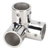 3 Way Corner Tee Joint 316 Stainless Steel Mirror Polished