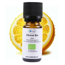 Sala Lemon Oil Aroma Essential Oil Natural Organic - for Consumption - 100% Natural (10 ml)