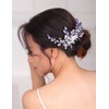 DeniferyBridal - Peine para el pelo, diseño clásico, color azul
