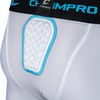 Champro Bull Rush 7-Pad Girdle Adult 3XL White, Optic Blue