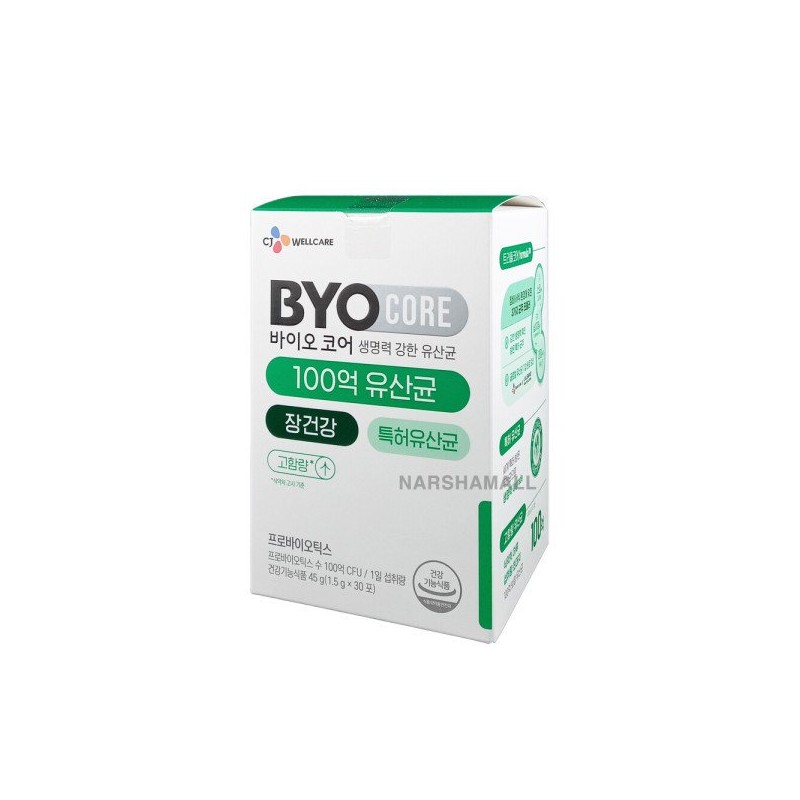 CJ 바이오코어 건강한 생 유산균 100억 1.5g x 30포 CJ