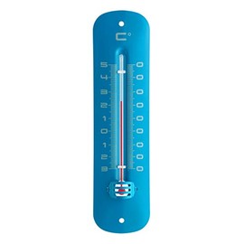 TFA Dostmann Indoor/Outdoor Thermometer, 12.2051.06, Weatherproof, Blue, L 50 x W 13 x H 192 mm