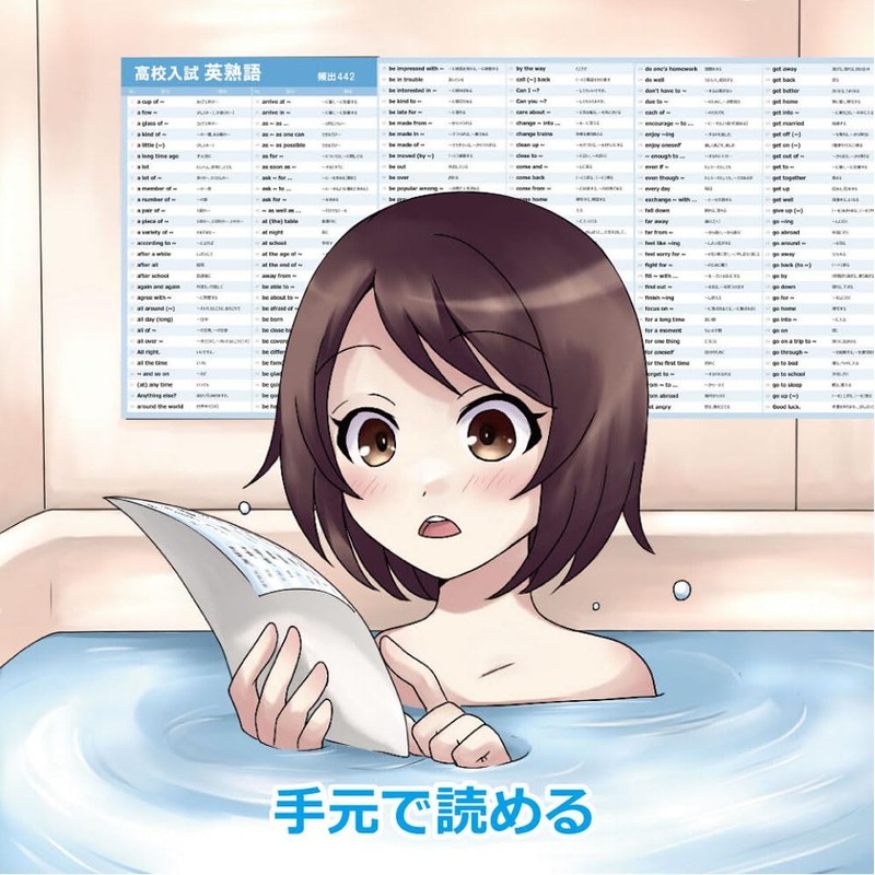 Gakupo Bathtime Learning Poster, English Language Advent 442, Set of