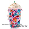 3PC Reusable Neoprene Iced Coffee Sleeve with Strap & Charms