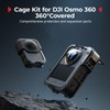 SMALLRIG Camera Cage for DJI Osmo 360, Aluminum Case Protective