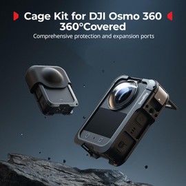 SMALLRIG Camera Cage for DJI Osmo 360, Aluminum Case Protective Frame Mount, Expansion Housing Shell for OSMO 360-5704