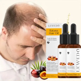 LEWEDO 2Pack Natural Batana Oil For Hair Growth Healthier Thicker Fuller Anti Hair Loss