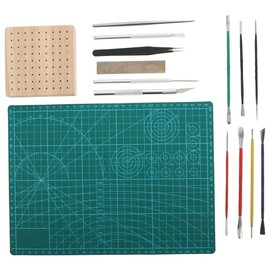 TEHAUX Juego De Herramientas De Arcilla PoliméRica 15 Piezas, Tallado Modelado Moldear Para Modelar, Tallado Y Alisado, Herramientas De Escultura Para Principiantes Y Profesionales