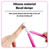 Criyar Rose 1PC Fine Edge Cuticle Trimmer & Nippers, Silicone