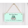 New Beginnings: Full Colour Plywood Hanging Sign – Home Décor,
