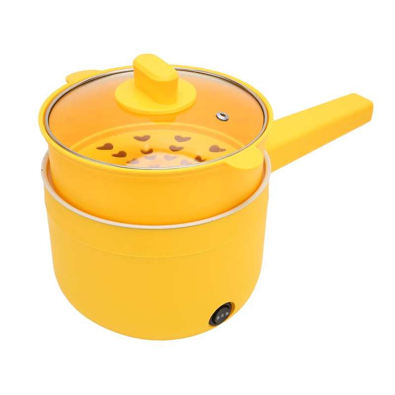 1.8L Multifunctional Electric Pot Annular Heating Tube Long Handle Double