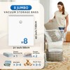 TAILI Vacuum Bags for Clothes, Pack of 8, Extra Large,