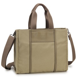 VX VONXURY Tote Bag for Women, Canvas Wide Open Crossbody Bag with Detachable Strap Convertible Stylish Zipper Shoulder Bag for Work Office Travel,Green