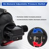 Ceelpeopar 12 Volt Sprayer Pump, Chemical and Corrosion Resistant, 2.5GPM