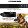 Tactical Dog Collar with Handle, Military Adjustable Heavy Duty Metal