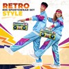 Funnlot 80s Outfit Women Men - 6 Pieces Costume 80s
