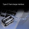 Small Powerful EDC Flashlight 300LM USB Rechargeable Mini Pocket Keychain