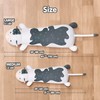 Mewaii Cow Plush Body Pillow, 25" Kawaii Milk Cow Stuffed