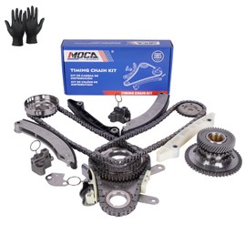 MOCA Timing Chain Kit & Timing Idler Sprocket Fit 2004-2011 for Dodge Dakota 3.7L, 2004-2013 for Jeep Liberty 3.7L, 2006-2009 for Mitsubishi Raider 3.7L, 2011-2012 for Ram 1500 3.7L (NGC Cam Gear)