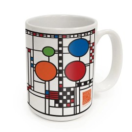 Frank Lloyd Wright Collection Mug Avery Coonley Window Design