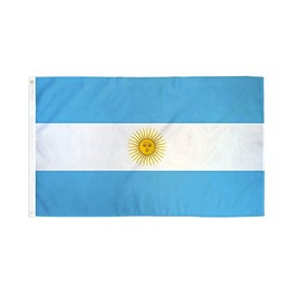 Trade Winds 3x5 Argentina Country Premium 210D 3'x5' Knitted Poly Nylon Dura Flag Banner (FI) Fade Resistant Premium